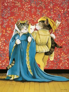 Illustration aus Shakespeare Cats: Poster Book von Susan Herbert