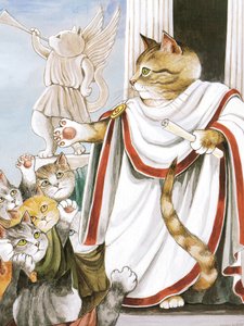 Illustration aus Shakespeare Cats: Poster Book