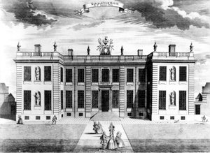 Ansicht des Marlborough House in Pall Mall, Westminster, 1741
