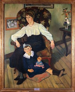 Gemaltes Porträt von Suzanne Valadons Nichte