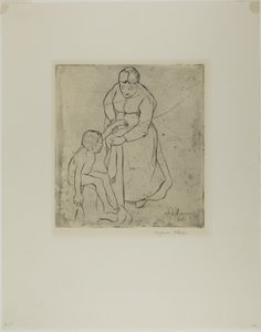 Großmutter und Kind von Suzanne Valadon