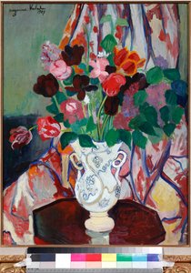 Vase mit Tulpen von Suzanne Valadon