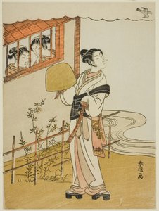 (Faksimile) Der vierte Monat (Uzuki), aus der Serie "Beliebte Versionen der unsterblichen Dichter in vier Jahreszeiten" von Suzuki Harunobu