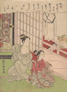 Erster Herbsttag Risshu, ca. 1765 von Suzuki Harunobu