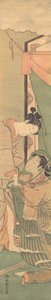 Trennung der Liebenden: Der Morgen danach, ca. 1765-70 von Suzuki Harunobu