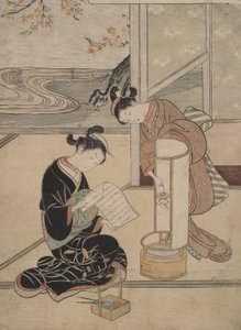Das Abendglühen der Lampe: Acht Salonansichten von Suzuki Harunobu