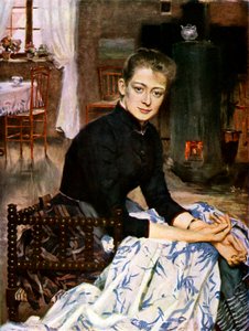 Die Frau des Künstlers, 1886, 1945