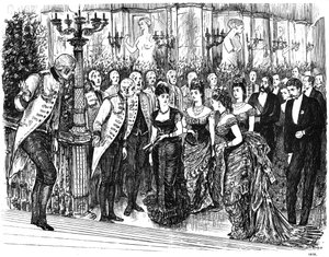 Peinlicher Vorfall im modischen Leben, 1876-1891