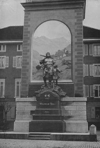 Altdorf, Die Statue von Wilhelm Tell von Swiss Photographer