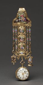 Chatelaine-Uhr, Mitte 1800er Jahre