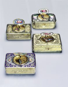 Sammlung von Singvogelkästchen von Swiss School