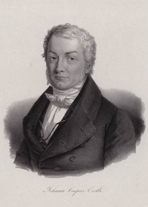 Johann Caspar von Orelli, Schweizer Altphilologe (Stich) von Swiss School