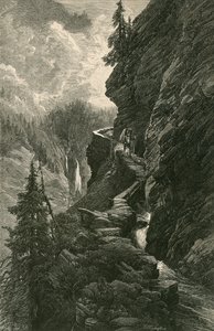 Szene im Rawilpass, bei Ayent von Swiss School