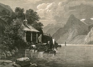 Tells Kapelle auf der Tellenplatte, Bucht von Uri von Swiss School
