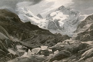 Der Morteratschgletscher, Oberengadin von Swiss School