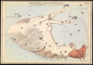 Pegasus und Equuleus, ca. 1825