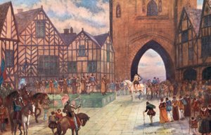 Besuch von König James I. in Chester, 1617 n. Chr.
