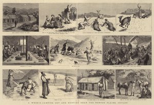 Eine Woche Camping und Jagd in der Nähe der Horton Plains, Ceylon von Sydney Prior Hall