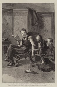In Japan, 1881, Prinz George und der Tätowierkünstler von Sydney Prior Hall