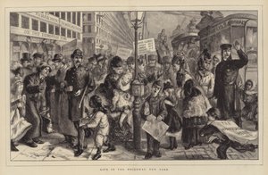 Leben am Broadway, New York von Sydney Prior Hall