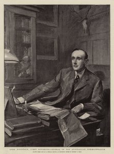 Lord Hopetoun, erster Generalgouverneur des australischen Commonwealth von Sydney Prior Hall