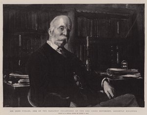 Sir John Furley, einer der ersten Organisatoren der Rotkreuzbewegung, kürzlich zum Ritter geschlagen von Sydney Prior Hall