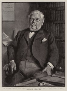 Sir Robert Giffen, KCB, FRS, ehemaliger stellvertretender Sekretär des Handelsamtes von Sydney Prior Hall