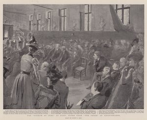 Der vierte Juni in Eton, Szene aus Die Frösche von Aristophanes von Sydney Prior Hall