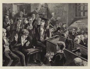 Die Götter und ihr Ganymed beim Westminster-Spiel von Sydney Prior Hall