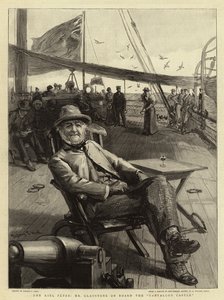 Die Kieler Feste, Mr Gladstone an Bord der Tantallon Castle