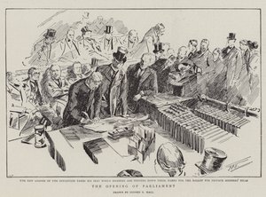 Die Eröffnung des Parlaments von Sydney Prior Hall