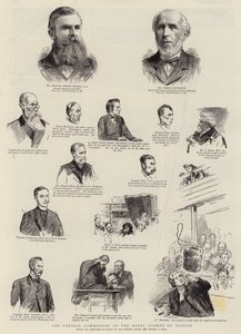 Die Parnell-Kommission am Royal Courts of Justice von Sydney Prior Hall