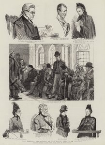 Die Parnell-Kommission am Royal Courts of Justice von Sydney Prior Hall