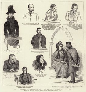 Die Parnell-Kommission am Royal Courts of Justice von Sydney Prior Hall