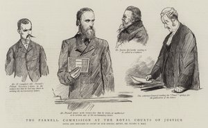 Die Parnell-Kommission am Royal Courts of Justice von Sydney Prior Hall