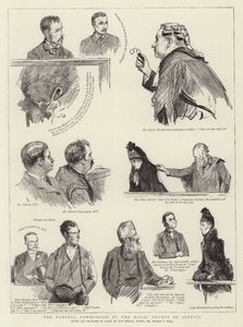 Die Parnell-Kommission am Royal Courts of Justice von Sydney Prior Hall