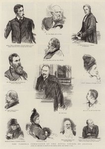 Die Parnell-Kommission am Royal Courts of Justice von Sydney Prior Hall