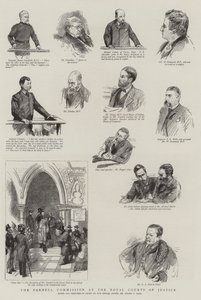 Die Parnell-Kommission am Royal Courts of Justice von Sydney Prior Hall