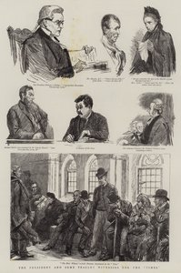 Der Präsident und einige Bauernzeugen für The Times von Sydney Prior Hall