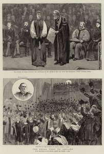 Der königliche Besuch in Irland von Sydney Prior Hall