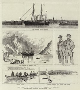 Der Besuch des Prinzen von Wales in Norwegen von Sydney Prior Hall