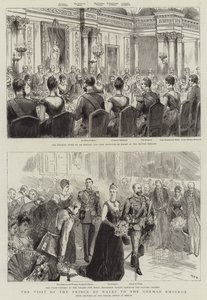 Der Besuch des Prinzen von Wales beim deutschen Kaiser von Sydney Prior Hall