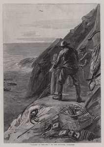 Arbeiter des Meeres, am Gouffre, Guernsey von Sydney Prior Hall
