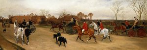 Lasst uns der fröhlichen Menge beitreten, die lachend weiterzieht, und wir werden heute alle auf die Jagd gehen von Sylvester Martin