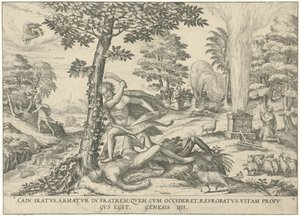 Kain und Abel von Symon Novelanus (attributed to)
