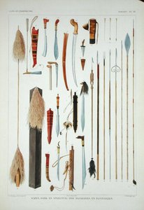Waffen aus Borneo, aus 
