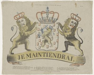 Auf dem Wappen von Seiner Majestät König Wilhelm dem Ersten von T.L. Thompson
