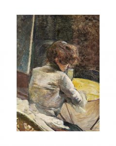Warten (ca. 1887) von TOULOUSE LAUTREC