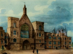 New Palace Yard und Eingang zur Westminster Hall, 1947 von T. Coney