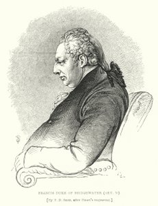 Francis, Herzog von Bridgewater, im Alter von 70 Jahren (Stich) von T. D. (after) Scott